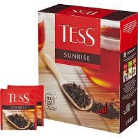 Чай в пакетиках Tess Sunrise (Санрайз) чёрный 100х1.8 гр арт.0918-09