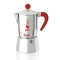 Гейзерная кофеварка Bialetti Break красная 6 порций СЛ